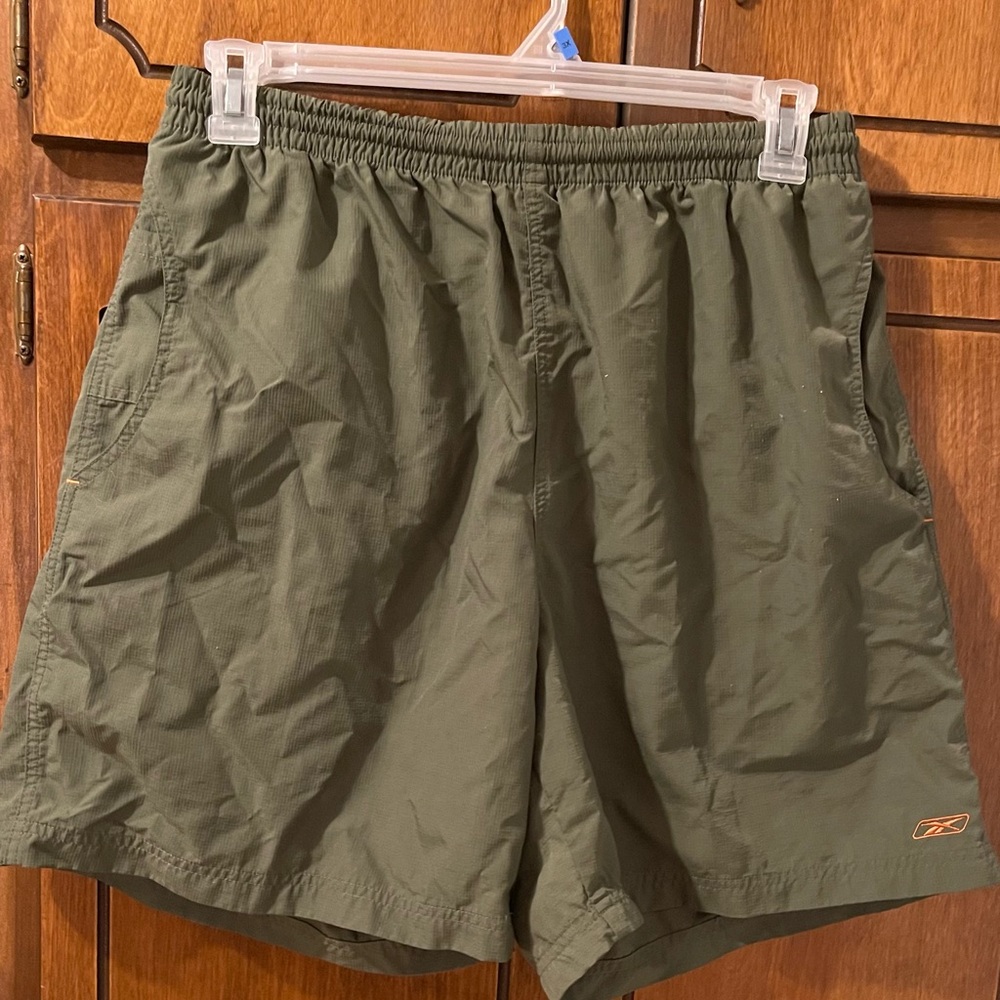 Reebok Forest Green Workout Shorts